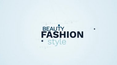 moda güzellik makyaj glamour yaşam tarzı kozmetik gucci versace kadın hareketli vogue kelime bulutu arka plan uhd 4k stil 3840 2160.