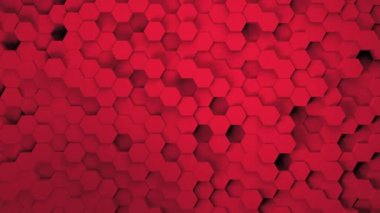 Soyut scifi teknoloji altıgen desen arka plan teknolojik arka plan parıltı etkisi 4k Uhd 3840 2160 ile redhexagons yapılmış