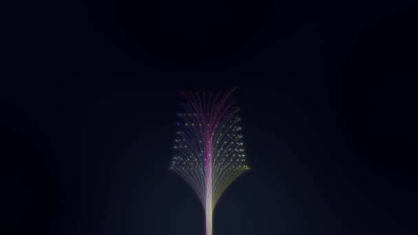 Regard conceptuel futuriste sur les technologies de l'information de l'internet des objets IOT big data cloud computing using artificial intelligence AI - 3D rendering