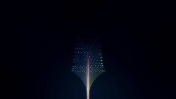 Regard conceptuel futuriste sur les technologies de l'information de l'internet des objets IOT big data cloud computing using artificial intelligence AI - 3D rendering