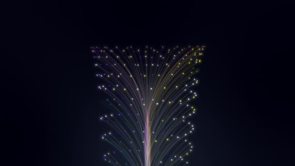 Regard conceptuel futuriste sur les technologies de l'information de l'internet des objets IOT big data cloud computing using artificial intelligence AI - 3D rendering