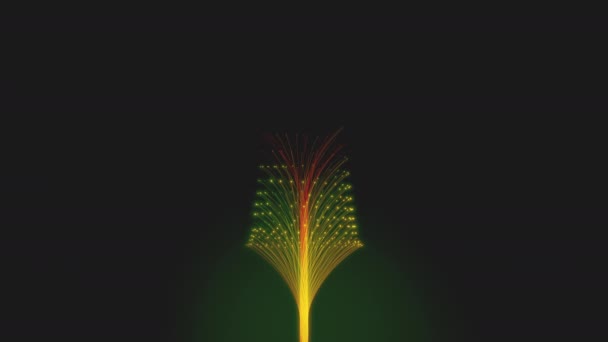 Regard conceptuel futuriste sur les technologies de l'information de l'internet des objets IOT big data cloud computing using artificial intelligence AI - 3D rendering