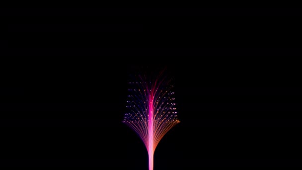 Regard conceptuel futuriste sur les technologies de l'information de l'internet des objets IOT big data cloud computing using artificial intelligence AI - 3D rendering