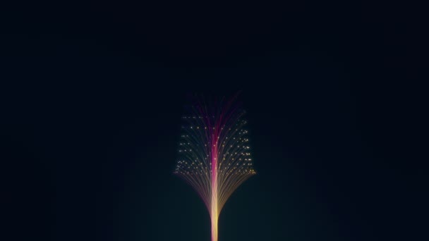 Regard conceptuel futuriste sur les technologies de l'information de l'internet des objets IOT big data cloud computing using artificial intelligence AI - 3D rendering