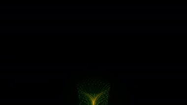 Bilgi teknolojisine kavramsal fütüristik bakış IOT büyük veri bulut hesaplama yapay zeka AI - 3D görüntüleme