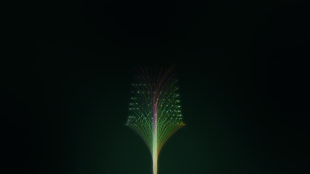 Regard conceptuel futuriste sur les technologies de l'information de l'internet des objets IOT big data cloud computing using artificial intelligence AI - 3D rendering