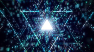 Neon parçacıklarından oluşan bir tünelde uçuyorlar. Müzik videoları, gece kulüpleri, görsel ve işitsel gösteriler, LED ekranlar ve projeksiyon haritaları için kusursuz VJ döngüsü. 3d oluşturma