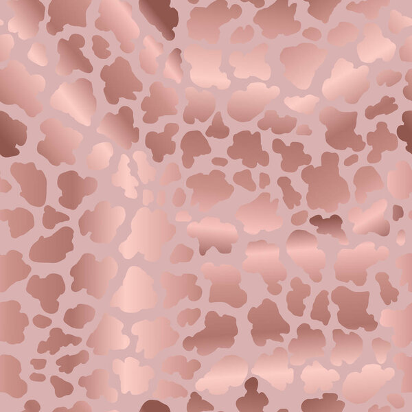 Пятнистая кожа животного. Золотая роза. Модный безшипный узор для
 