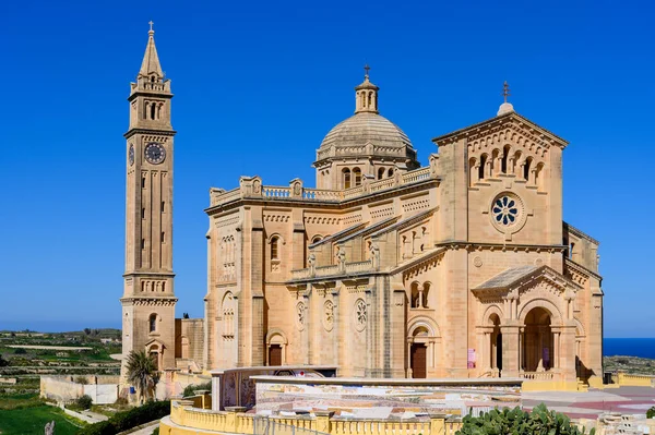 Bazylika National Shrine Błogosławiona Dziewica Pinu Gharb Wyspie Gozo Malta — Zdjęcie stockowe