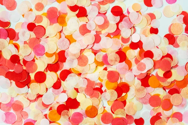 Close View Van Kleurrijke Heldere Confetti Textuur Achtergrond — Stockfoto