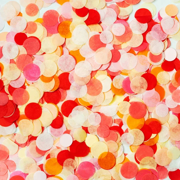 Close View Van Kleurrijke Heldere Confetti Textuur Achtergrond — Stockfoto