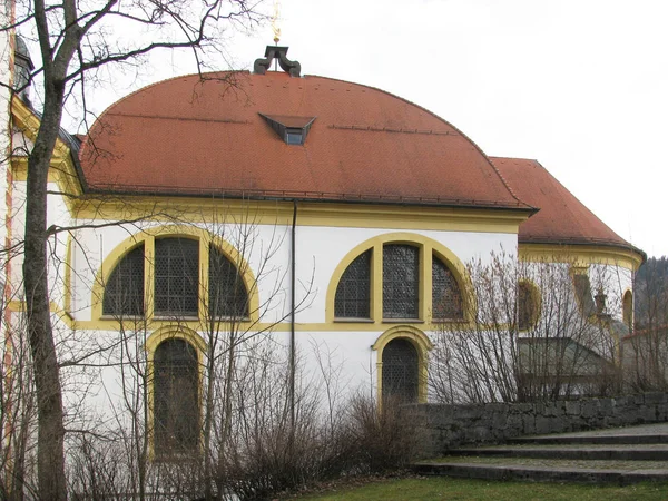 Beauty Old Domestic Architecture Small German Town Fussen — Stock Photo, Image