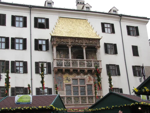 Schoonheid Originaliteit Van Belangrijkste Stad Oostenrijkse Deelstaat Tirol Innsbruck Het — Stockfoto