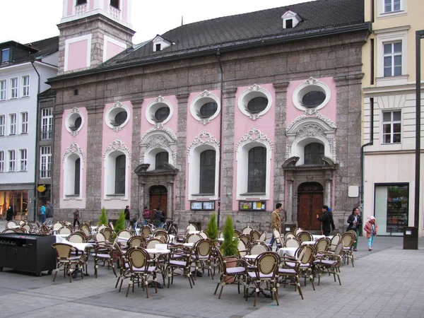 Die Schönheit Und Originalität Der Hauptstadt Tirols Innsbruck Österreich — Stockfoto