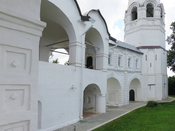 Város Suzdal Megőrzött Régi Épületek Templomok Kolostorok Építészete — Stock Fotó