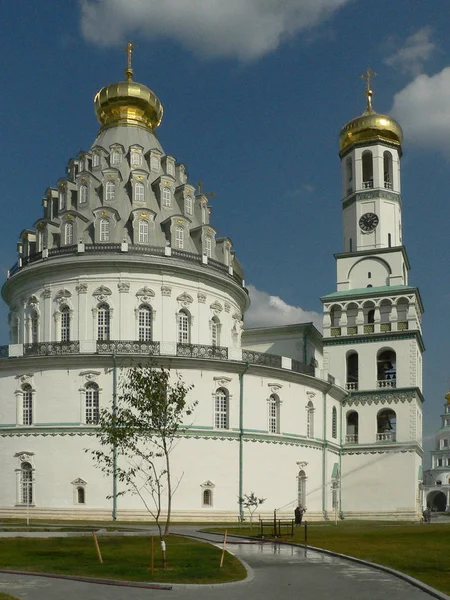 Monasterio Histórico Iglesia Ortodoxa Rusa Istra Fue Fundada Por Patriarca —  Fotos de Stock