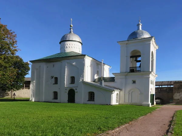 Twierdza Izborsk Jest Podstawą Starożytnego Miasta Izborsk Przez Wiele Wieków — Zdjęcie stockowe