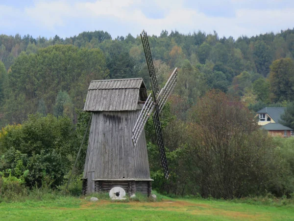 Russland Dorf Michailowskoje Museum Des Großen Dichters Puschkin Der Weg — Stockfoto