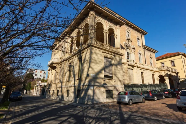 Biella Włochy Marca 2016 Staromodny Luksusowych Rezydencji Villa Reda Marzec — Zdjęcie stockowe