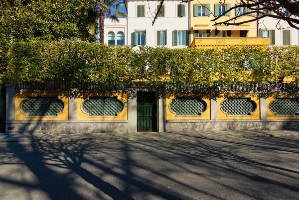 Biella Italy March 2016 Old Fashioned Luxury Entrance Wall Villa — Stock Photo, Image