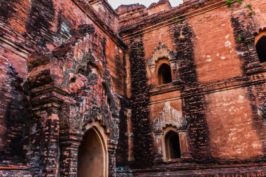 Dhammayangyi Tapınağı dış cephe, eski Bagan, Myanmar bir parçası