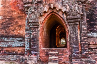 Dhammayangyi Tapınağı dış cephe, eski Bagan, Myanmar bir parçası