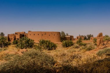Geleneksel Arap çamur mimarisi, Riyadh Province, Suudi Arabistan