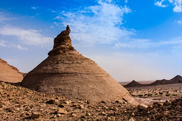 Eine Wüstenskulptur Der Saudi Arabischen Provinz Riad — Stockfoto