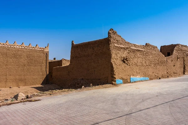 Arquitectura Tradicional Ladrillo Barro Árabe Majmaah Arabia Saudita —  Fotos de Stock
