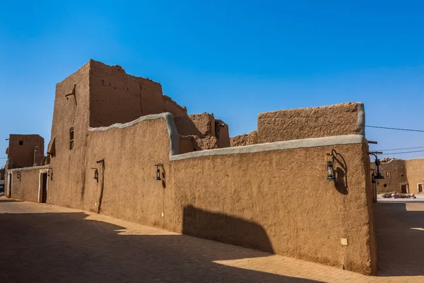 Tradiční Arabská Bahenní Architektura Majmaah Saúdská Arábie — Stock fotografie