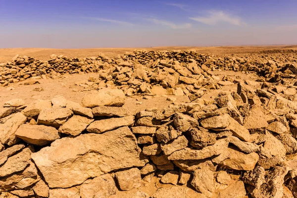 Remnants Neolithic Grave Tomb Desert Riyadh — Stock Photo, Image