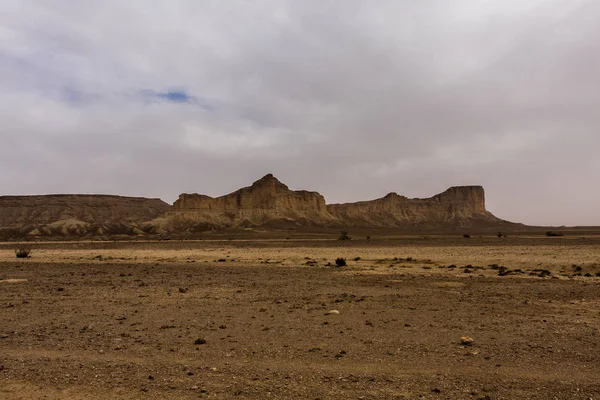 Desert Landscape Cloudy Day South East Raghabah Saudi Arabia — Stock Photo, Image