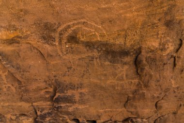 Queeen Victoria 's Rock Petroglyph geri Neolith, Riyadh Province, Suudi Arabistan tarihli
