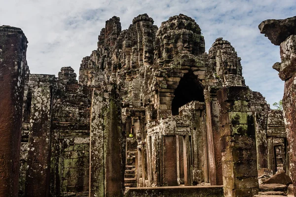 Bayon Temple Angkor Thom Siem Reap Kamboçya — Stok fotoğraf