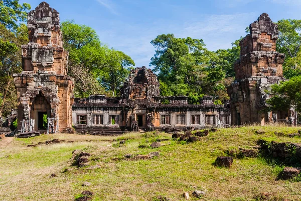 Prasat Suor Prat Twelve Towers Angkor Thom Siem Reap Cambodia — Stock Photo, Image