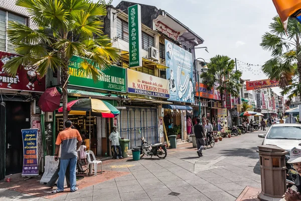 Una Calle Antigua Georgetown Patrimonio Humanidad Por Unesco Penang Island —  Fotos de Stock