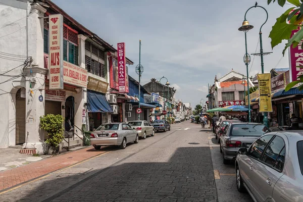 Una Calle Antigua Georgetown Patrimonio Humanidad Por Unesco Penang Island —  Fotos de Stock