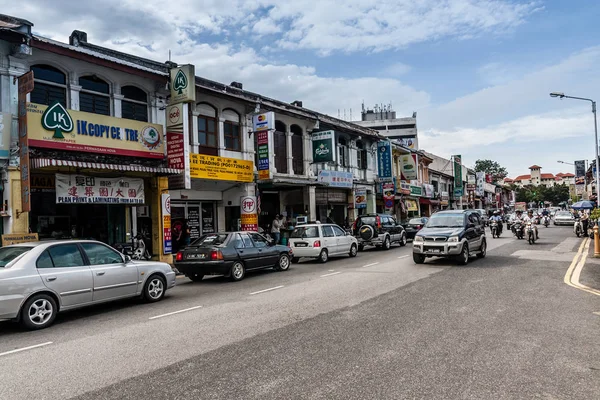 Una Calle Antigua Georgetown Patrimonio Humanidad Por Unesco Penang Island —  Fotos de Stock