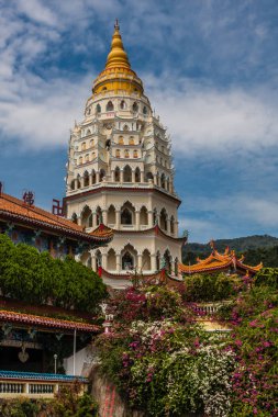 Kek Lok Si Tapınağı, süslü Budist tapınağı, Penang Adası, Malezya