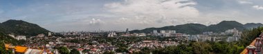 George Town ve banliyölerinin panoramik manzarası