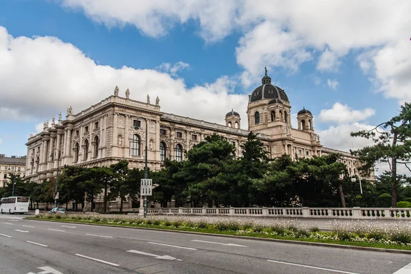 Museo Historia Natural Viena Una Vista Desde Burgring — Foto de Stock