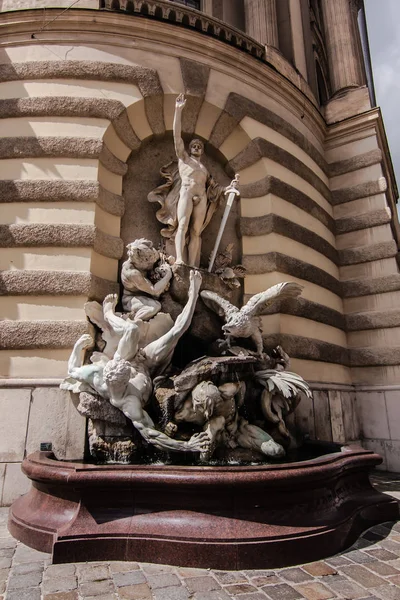 Sculpture Describing Feats Heracles Hofburg Palace Vienna — Stock Photo, Image