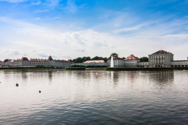 Nymphenburg Sarayı'nın manzaralı manzarası, Münih