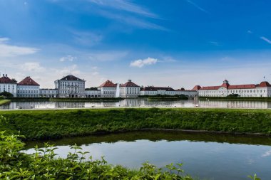 Nymphenburg Sarayı'nın manzaralı manzarası, Münih