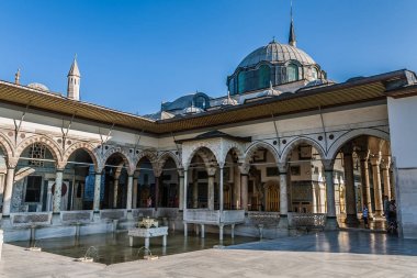 Çeşmeli üst teras, ftar bower ve Bağdat Köşkü, Topkapı Sarayı, İstanbul