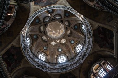 Kubbenin dekorasyonu, San Lorenzo Kraliyet Kilisesi, Torino