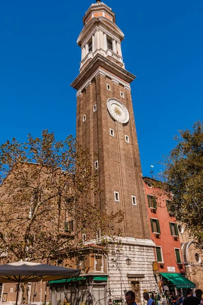 Torre Dell Orologio Campo Apostoli Venezia — Foto Stock