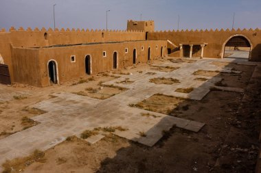 Ebu Cifan Fort ve Palace'ın avlusu, Riyad Eyaleti, Suudi Arabistan