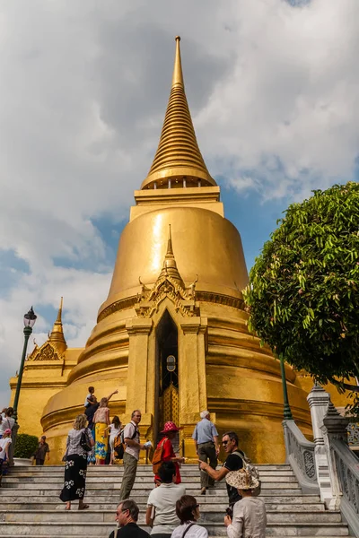 Phra Srí Rattana Chedi Sztupa Srí Lanka Stílusban Temple Emerald — Stock Fotó