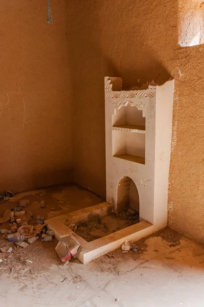 Interior Uma Sala Abu Jifan Fort Palace Província Riade Arábia — Fotografia de Stock